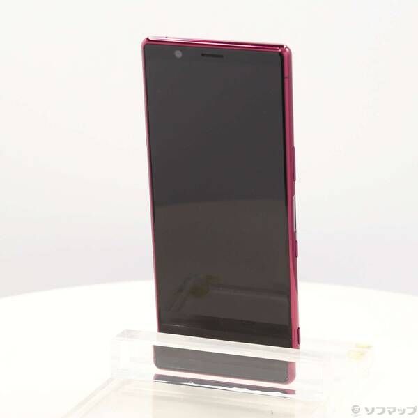 品〕 Xperia 5 64GB レッド SOV41 au【262】