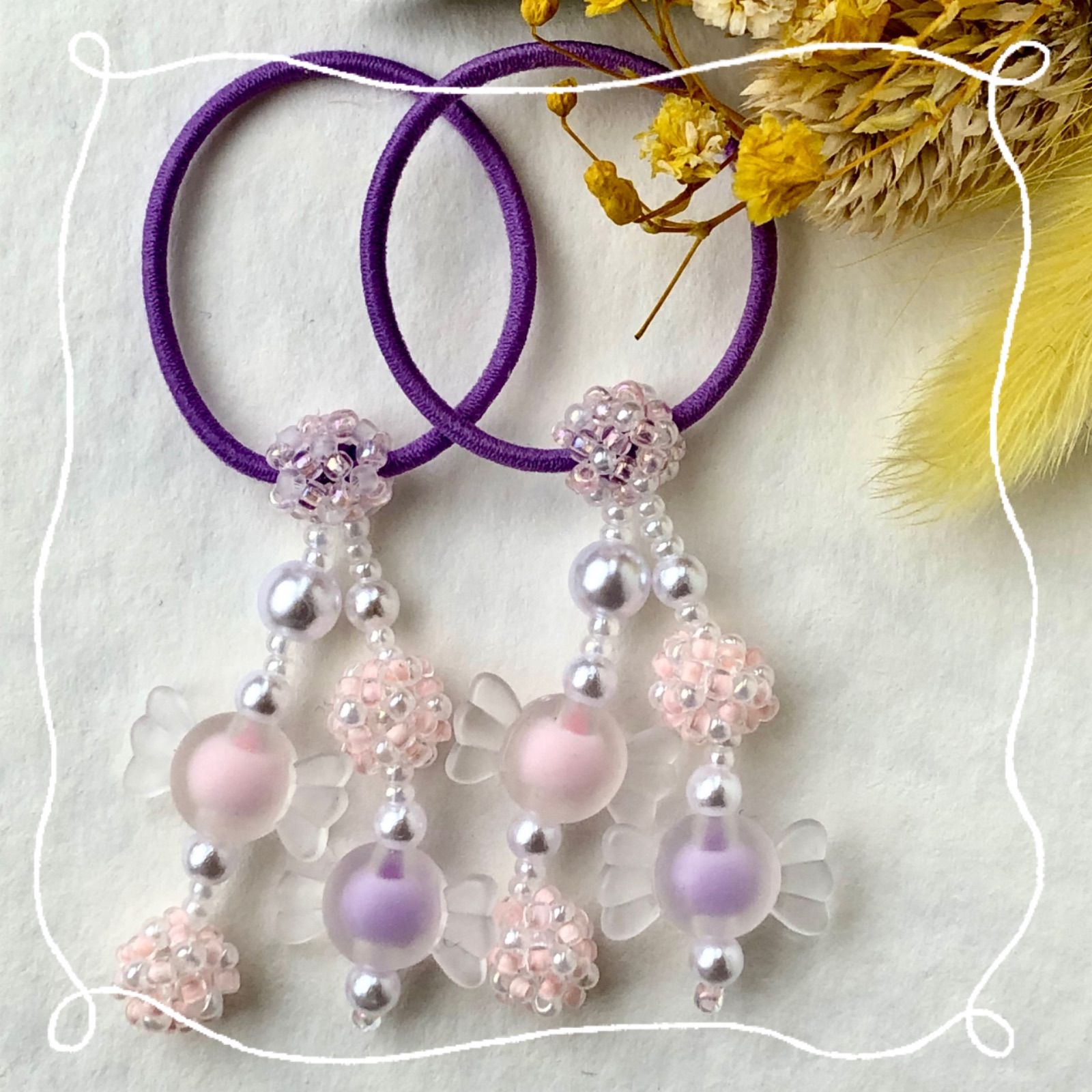 ୨୧オーダーページ୨୧ヘアゴム⑅﻿ベビー⑅﻿ハンドメイド