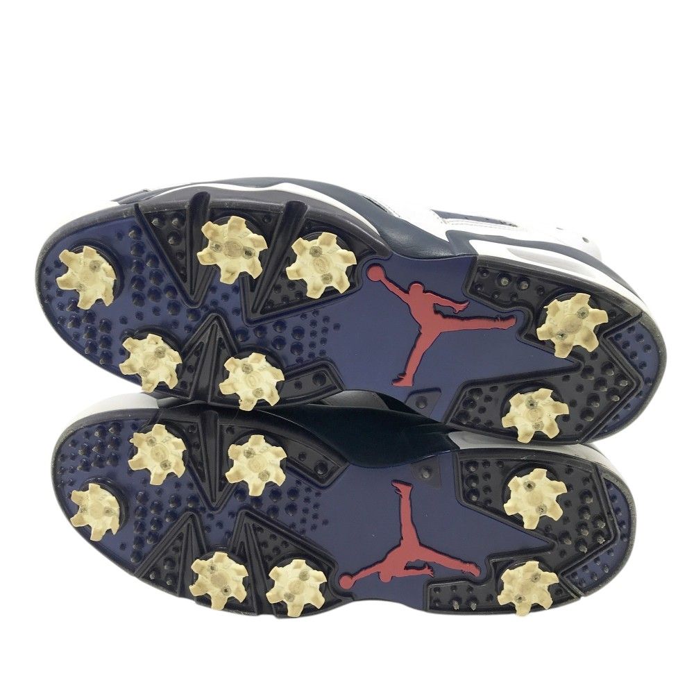 未開封品 NIKE GOLF ナイキゴルフ Air Jordan 6 Retro Low ゴルフシューズ DV1376-101 White|Varsity Red ネイビー系 27.5 240101538751 ゴルフウェア メンズ ストスト 笑顔のある