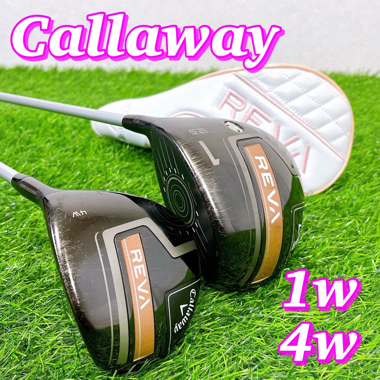 Callaway REVA | キャロウェイ レバ ドライバー フェアウェイウッド 2本セット レディース ゴルフ