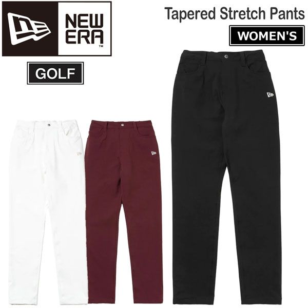 ニューエラ ゴルフ ウェア NEW ERA レディース テーパード ストレッチ パンツ 女性用 GOLF