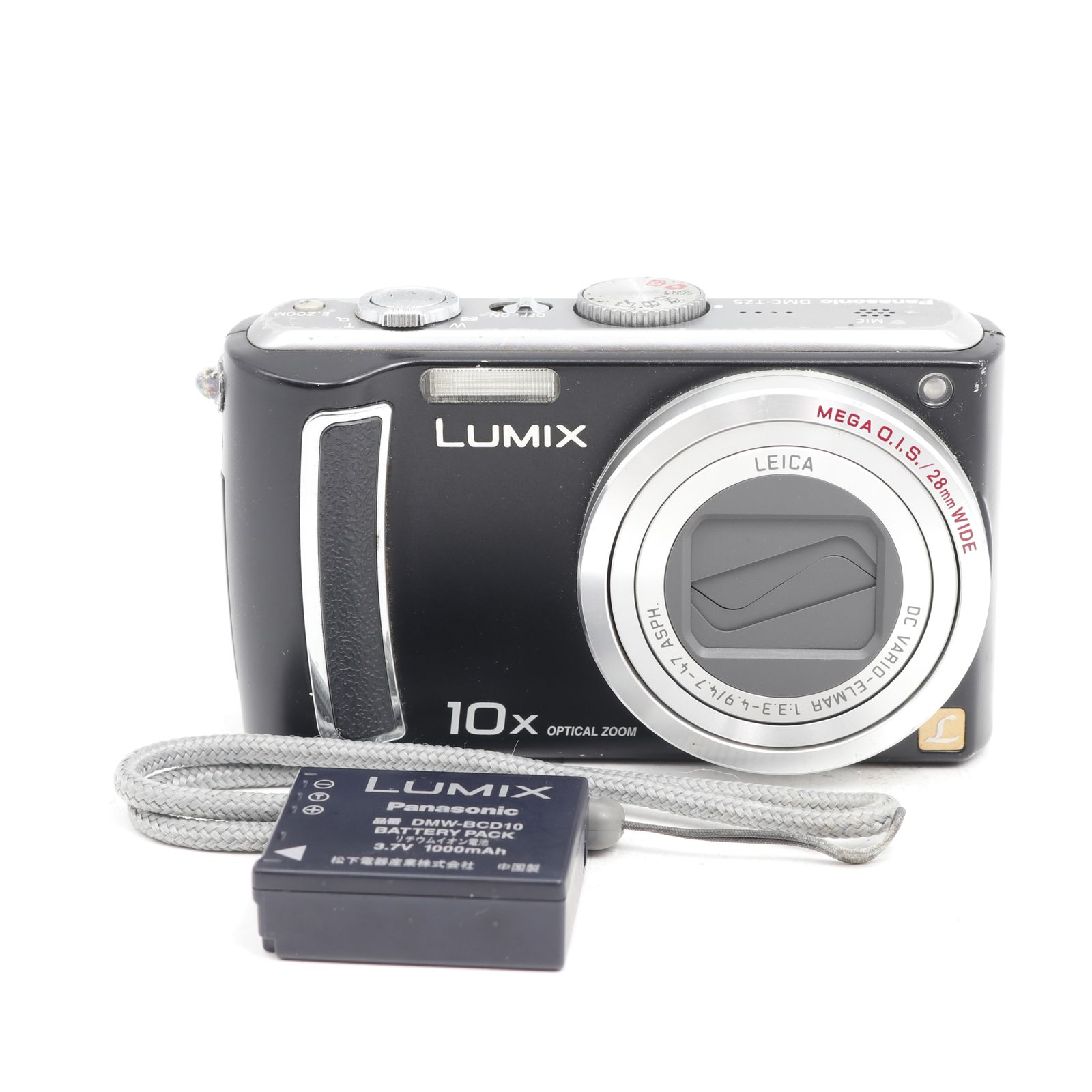 良品】パナソニック デジタルカメラ LUMIX (ルミックス) ブラック DMC-TZ5-K - メルカリ