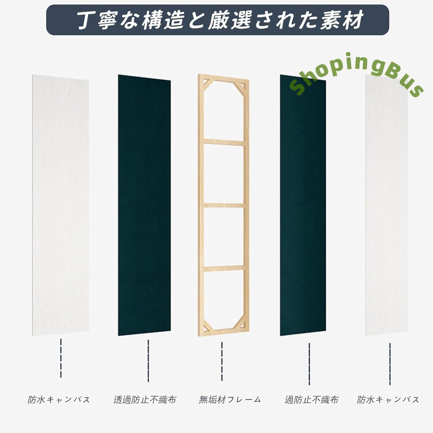 折りたたみ式衝立 強くて耐久性がある