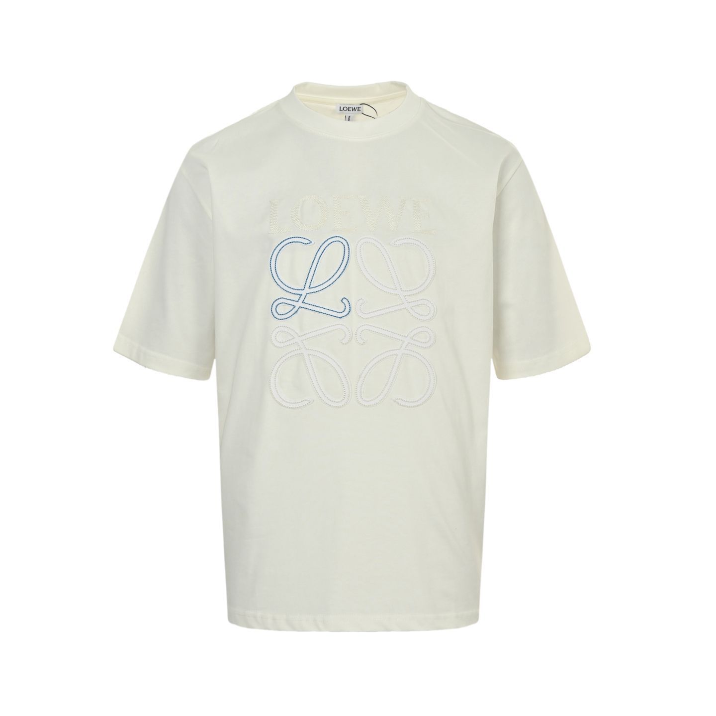 ロエベ　刺繍Tシャツ ロエベ×スナ・フジタ コラボ ウサギ刺繍 半袖Tシャツ 9,980円