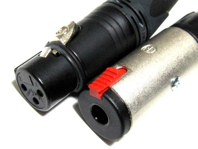 CANARE XLRケーブル キャノンメス-モノラルフォン 20m CANARE EC005 黒 XLRケーブル ITTキャノン仕様 XLR3(メス)- XLR3