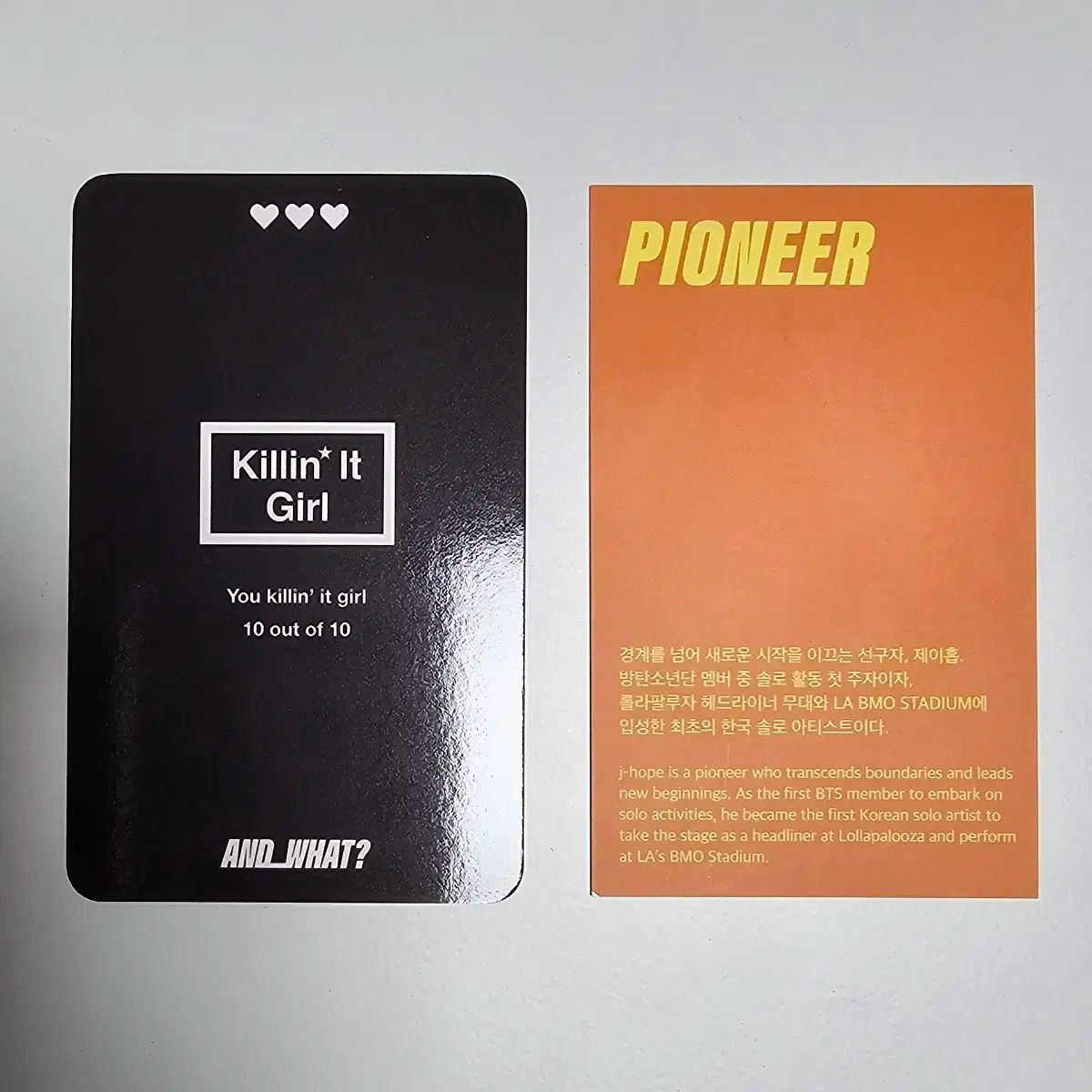 BTS ホソク トレカ ミニフォト ポストカード 纏め ジェイホープ(J-HOPE