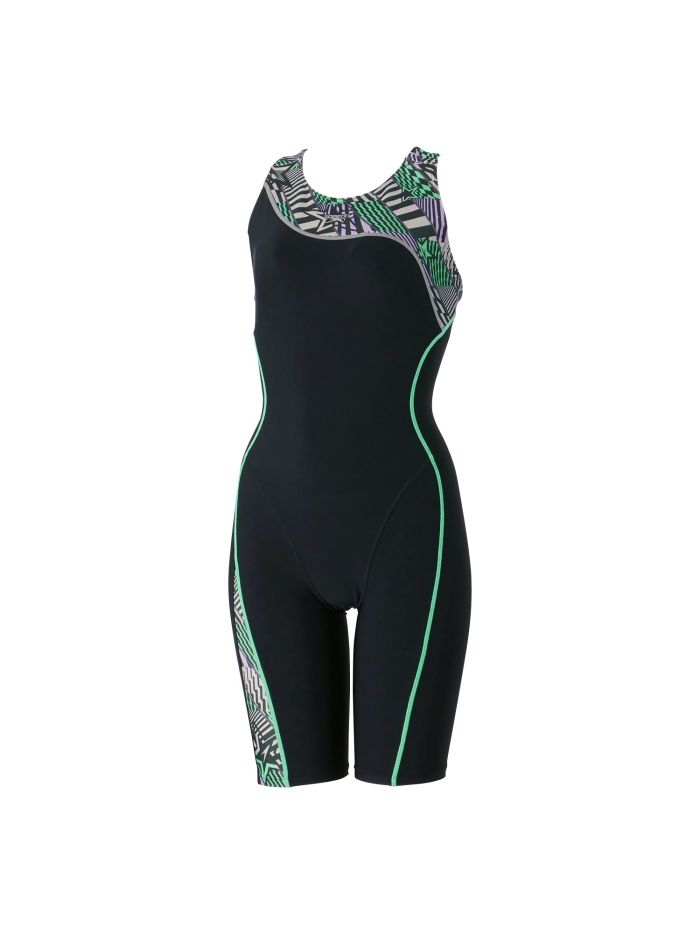 5営業日で発送 Speedo スピード ASYMMETRY_LO-KNEE SFW12403 色 GR*PPL サイズ M