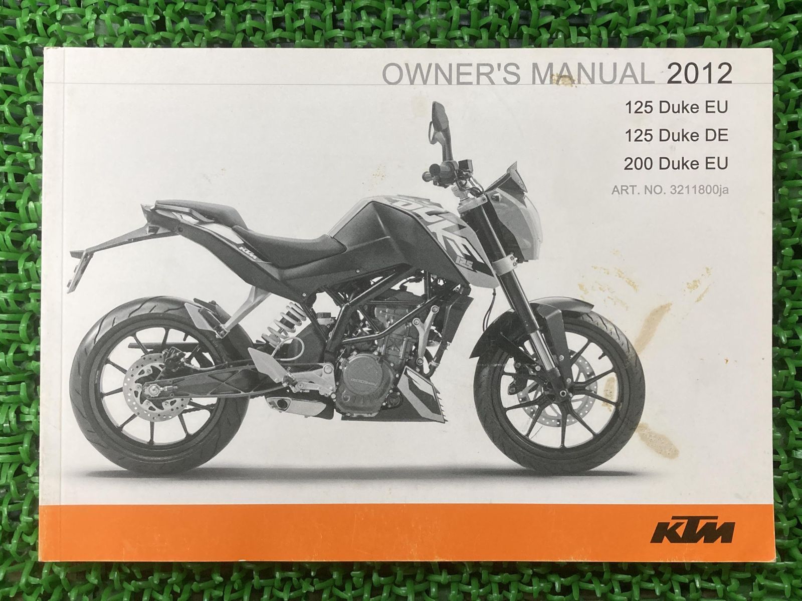 KTM 125 DUKE 2017 純正部品・サービスマニュアル有り