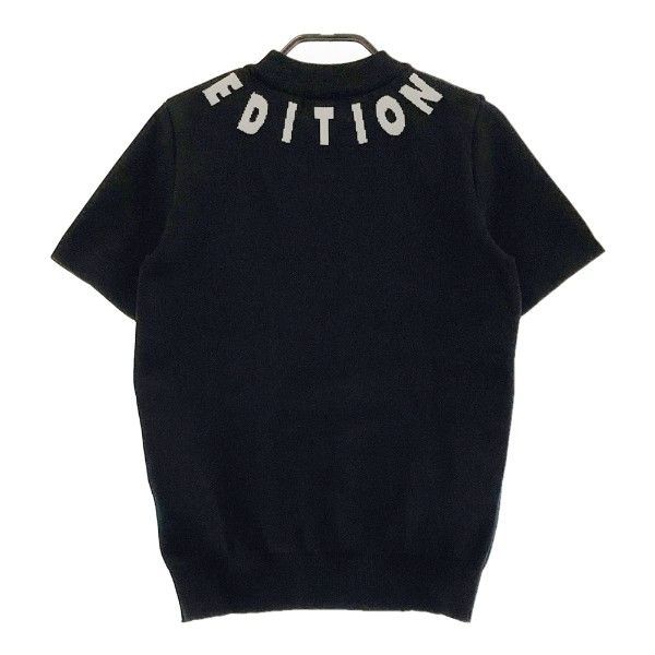 MASTER BUNNY EDITION マスターバニーエディション モデル 半袖 ニットセーター ロゴ ブラック系 0 240101095257