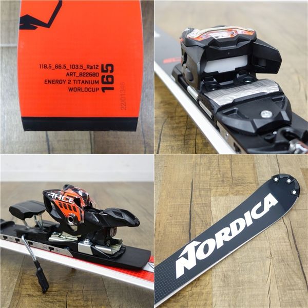 極美品 ノルディカ NORDICA DOBERMANN SL WC 165cm X-COMP RACE16