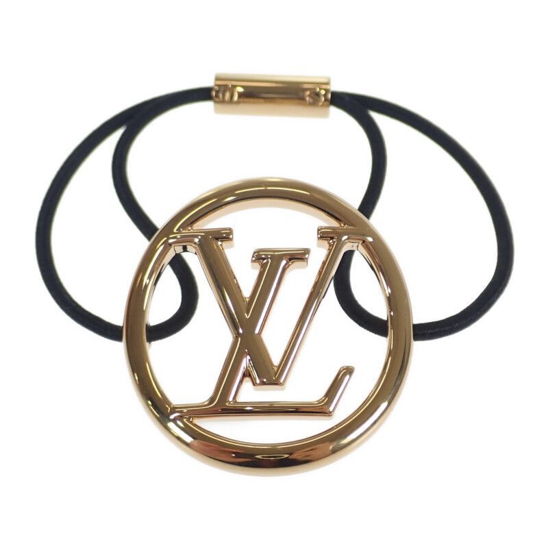 【中古】【Aランク】LOUIS VUITTON ルイヴィトン エラスティック・ルイーズ ヘアゴム ヘアアクセサリー 髪留め M00760 メタル ゴールド レディース【ISEYA】