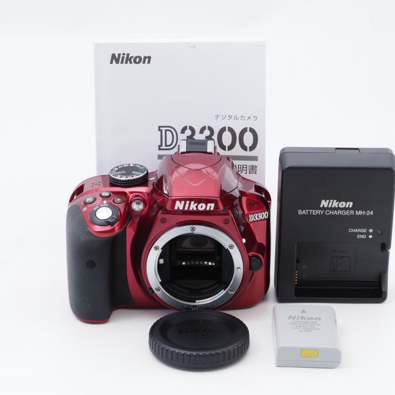 Nikon ニコン デジタル一眼レフカメラ D3300 ボディ レッド D3300RD