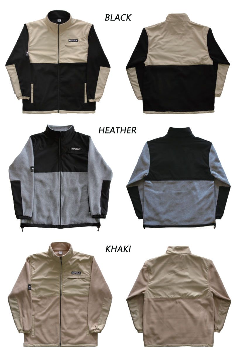 REPUBLIC &CO ジャケット 23-24 REPUBLIC &CO/リパブリック R.P.M. CREW FLEECE jacket