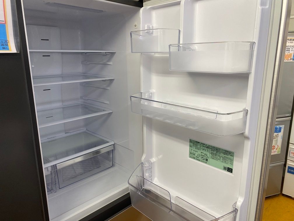 中古品】315L 日立 ノンフロン 冷凍冷蔵庫 R-V32RV 2022年製