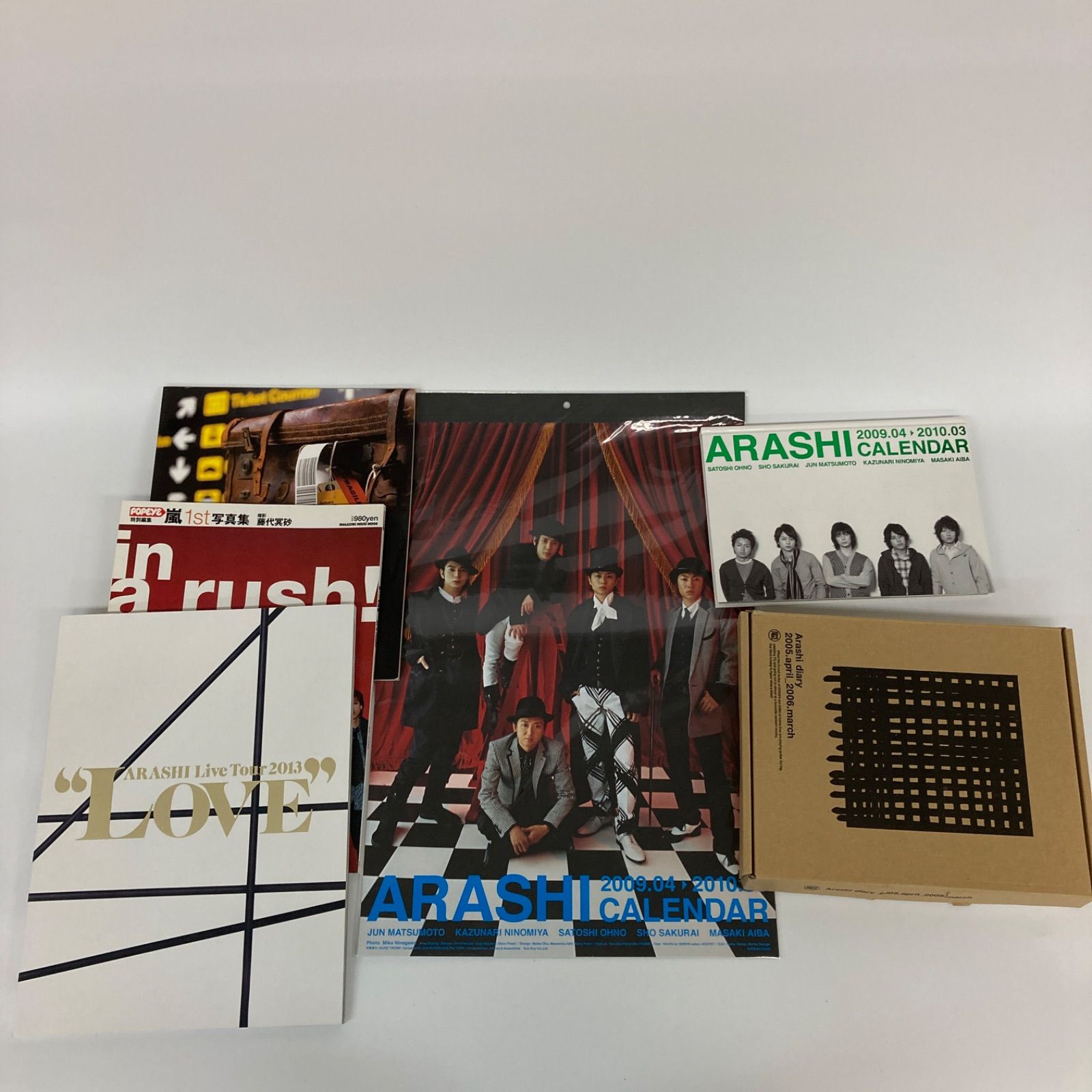 新品】ARASHI 嵐 グッズ 6点セット カレンダー ダイアリー ブック