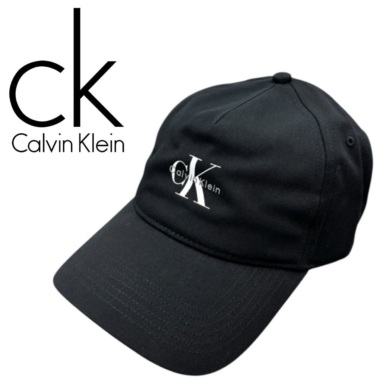 【新品未使用】CKJK キャップ　黒 カルバンクライン Calvin Klein 帽子 キャップ コットンキャップ