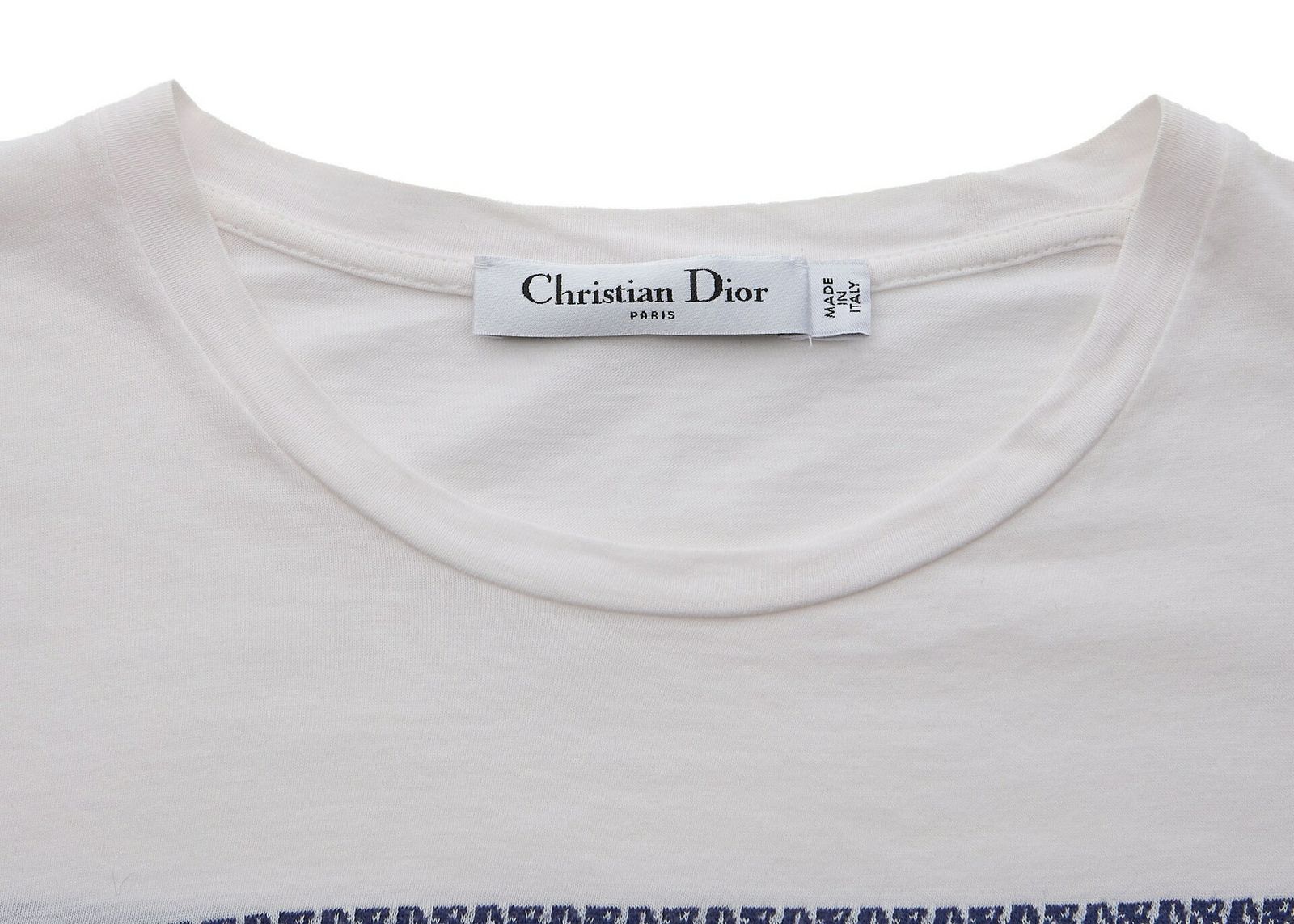 返品可】Dior ディオール ロゴ Tシャツ ブックトート柄