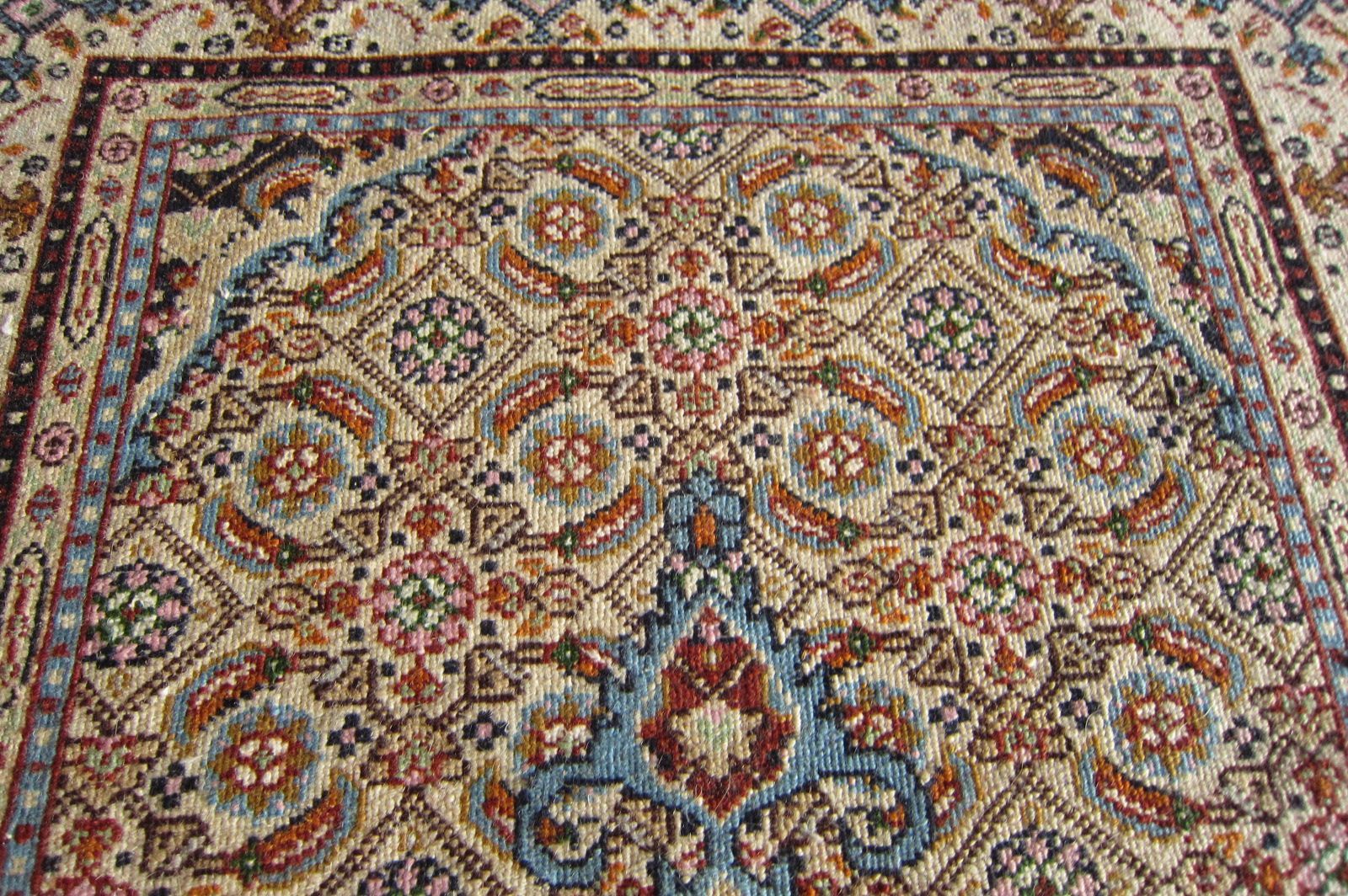 90×60】イラン直輸入☆ムード産ペルシャ絨毯・カーペット・ラグ