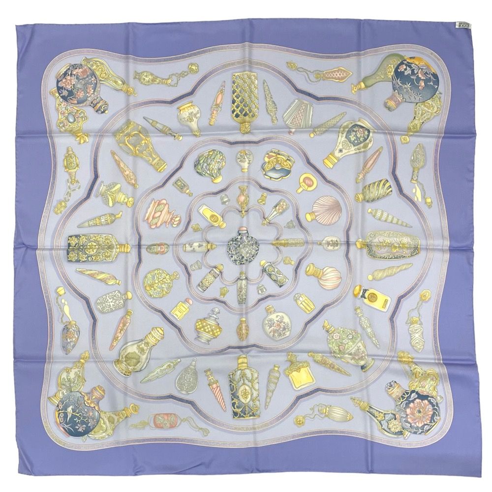 エルメス スカーフ レディース カレ90 Qu importe le flacon 香水瓶  