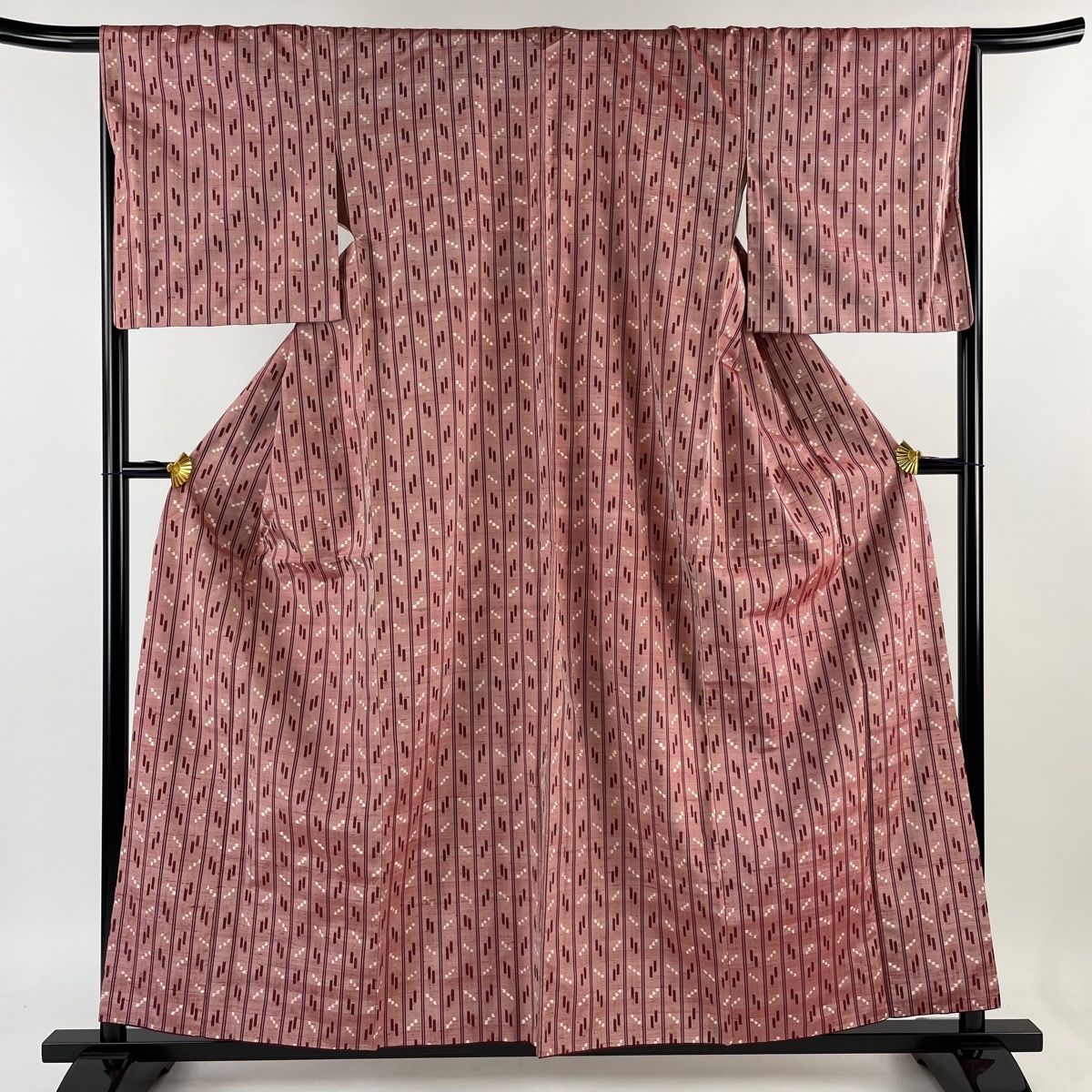 奥順結城紬 池田重子の色 薄藁色