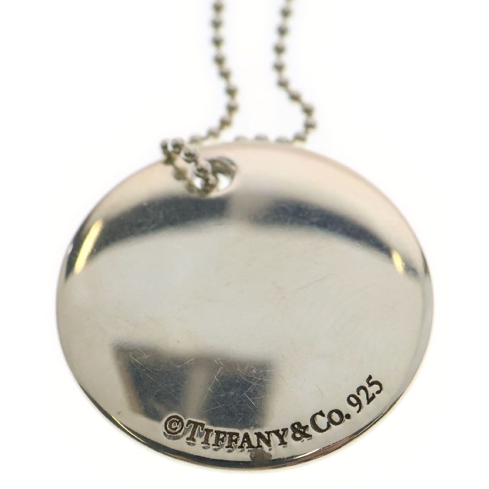 ティファニー　イニシャルネックレス　t ティファニー ネックレス イニシャル T アルファベット プレート