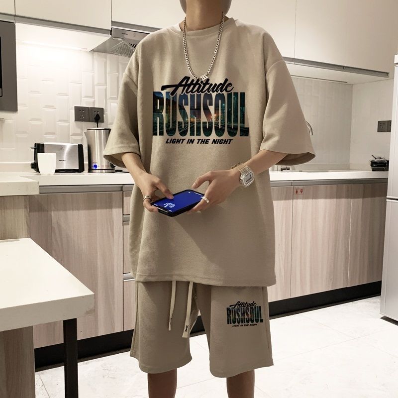 ロゴ ポロシャツ＆ショートパンツセット PGG ロゴ ポロシャツ