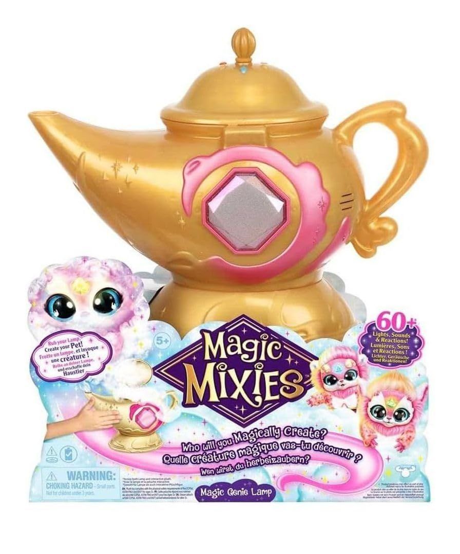Magic Mixies マジックミクシーズ ジニー ランプ 魔法 ピンク ぬいぐるみ おもちゃ 並行輸入品