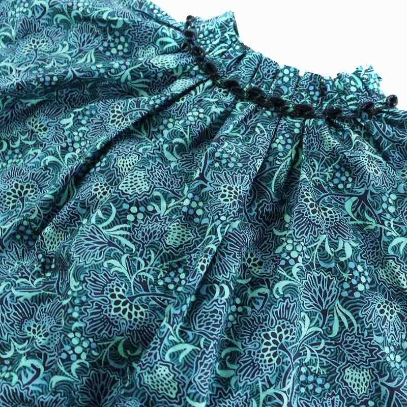 【美品】DRAWER　 ブラウス　花柄　サイズ36 Drawer - 美品ドゥロワー 花柄ブラウスコットンシルク36の通販