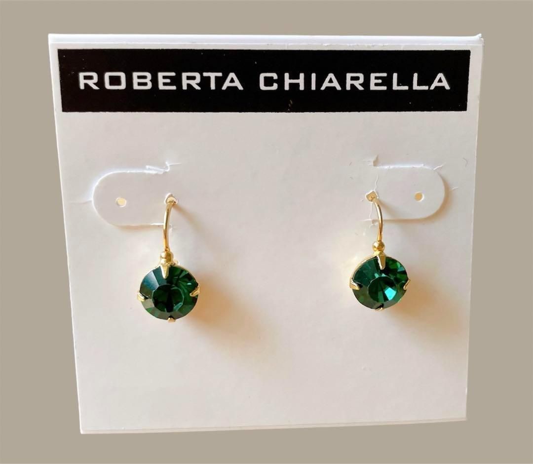 新品◇Roberta Chiarella ロベルタチャレラ エメラルドカラードロップ 