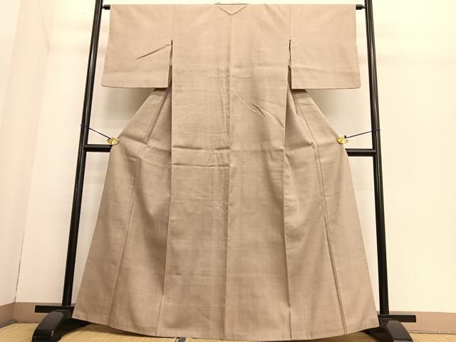 平和屋着物○結城紬 色無地 榛色 正絹 逸品 BAAT3189hv - メルカリ 