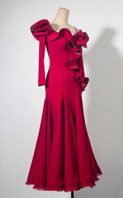 社交ダンスドレス 首飾り付 ラテンドレス モダンダンス オーダーメイド