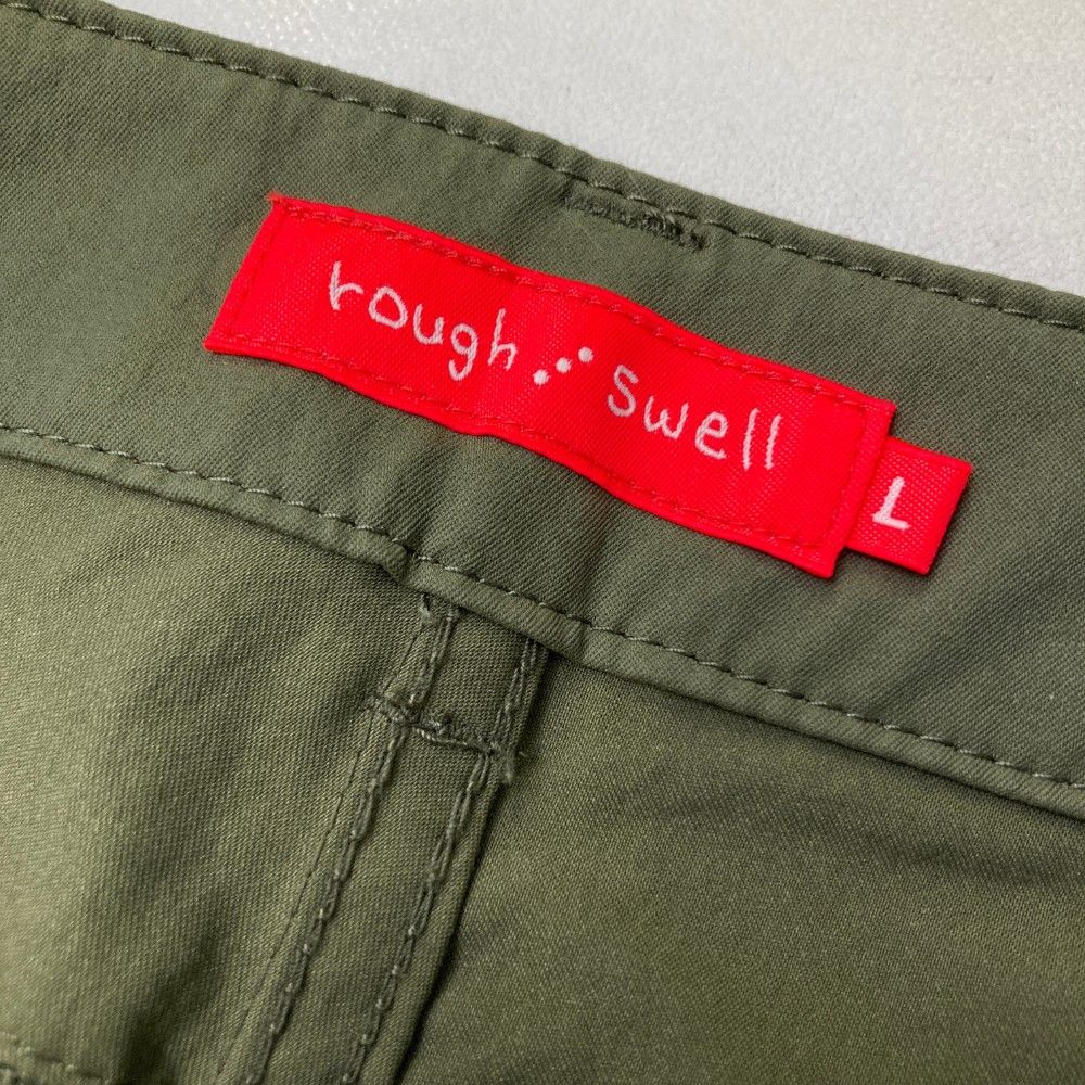 サイズ：L ROUGH&SWELL ラフアンドスウェル 2022年モデル ロングパンツ  カーキ系 [240101251290] ゴルフウェア レディース ストスト サイズ：L ROUGH&SWELL ラフアンドスウェル 2022年モデル ロング