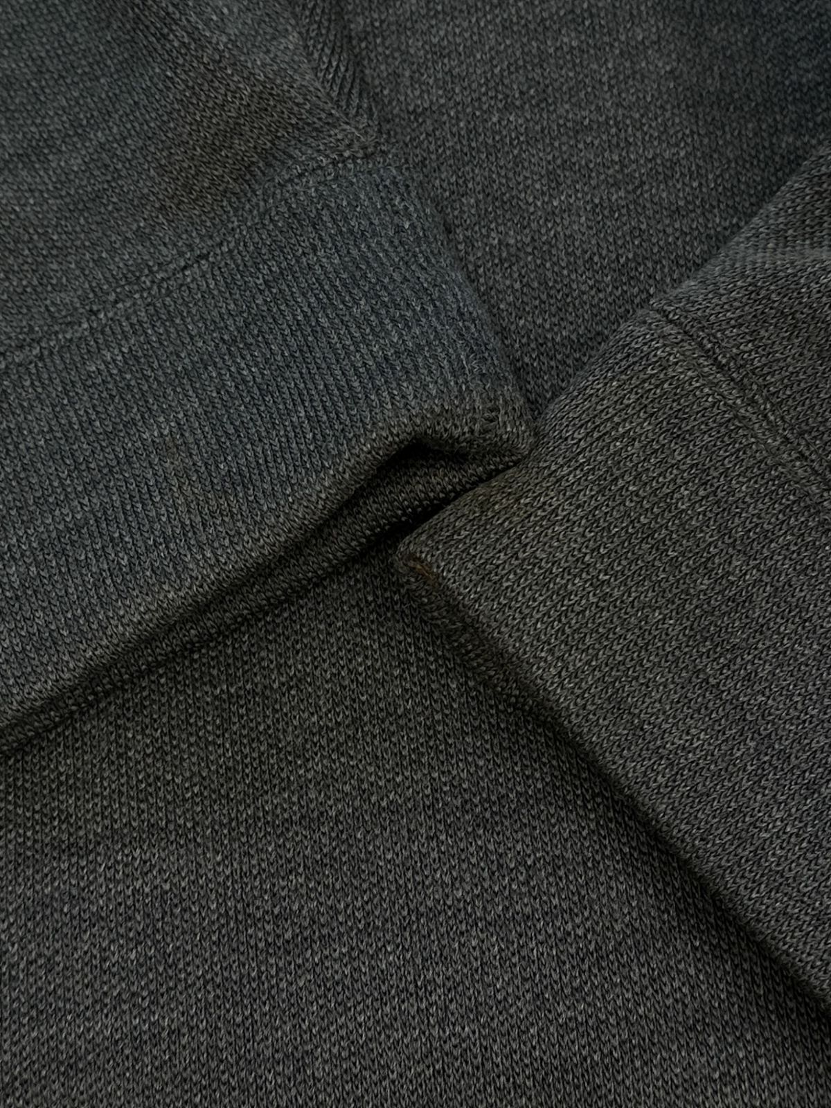 上質 日本製 Lacoste ラコステ ジャケット 無地 グレー系 裏起毛 刺繍