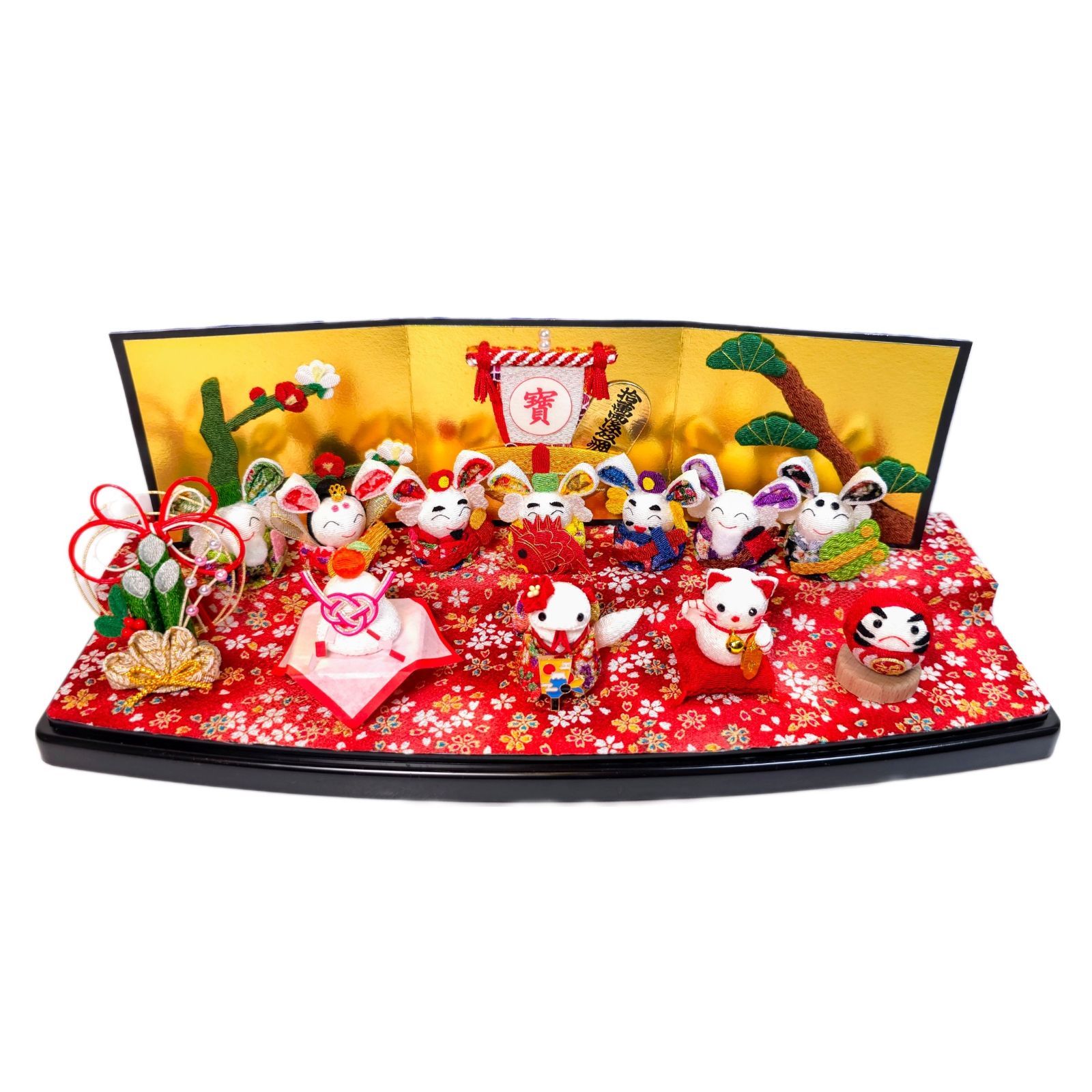 シーグラスの三日月🌙におすわりしてるわんこ🐶, キャバリアやビーグル