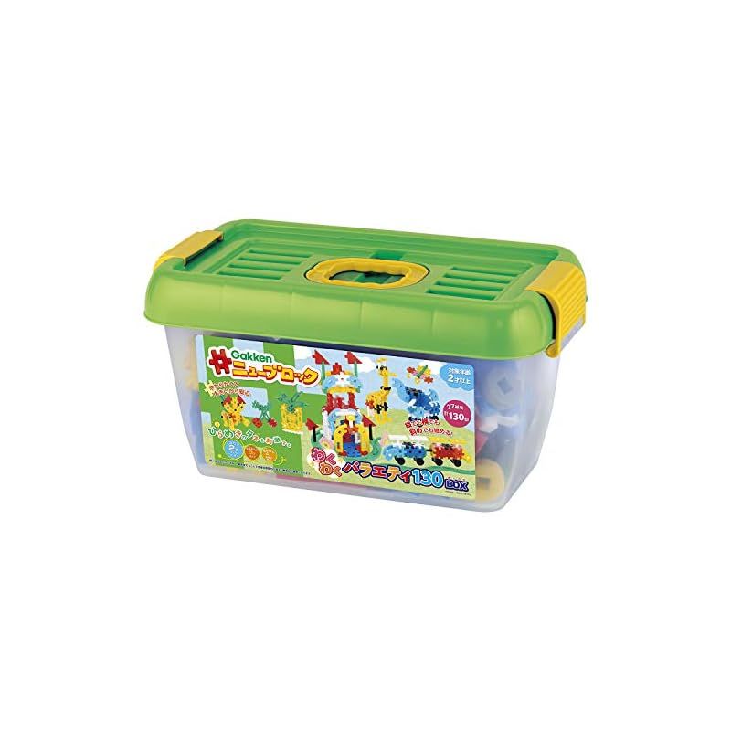 Gakkenニューブロック わくわくバラエティ130BOX(対象年齢:2歳以上)83187 : 学研 Gakkenニューブロック わくわくバラエティ130BOX