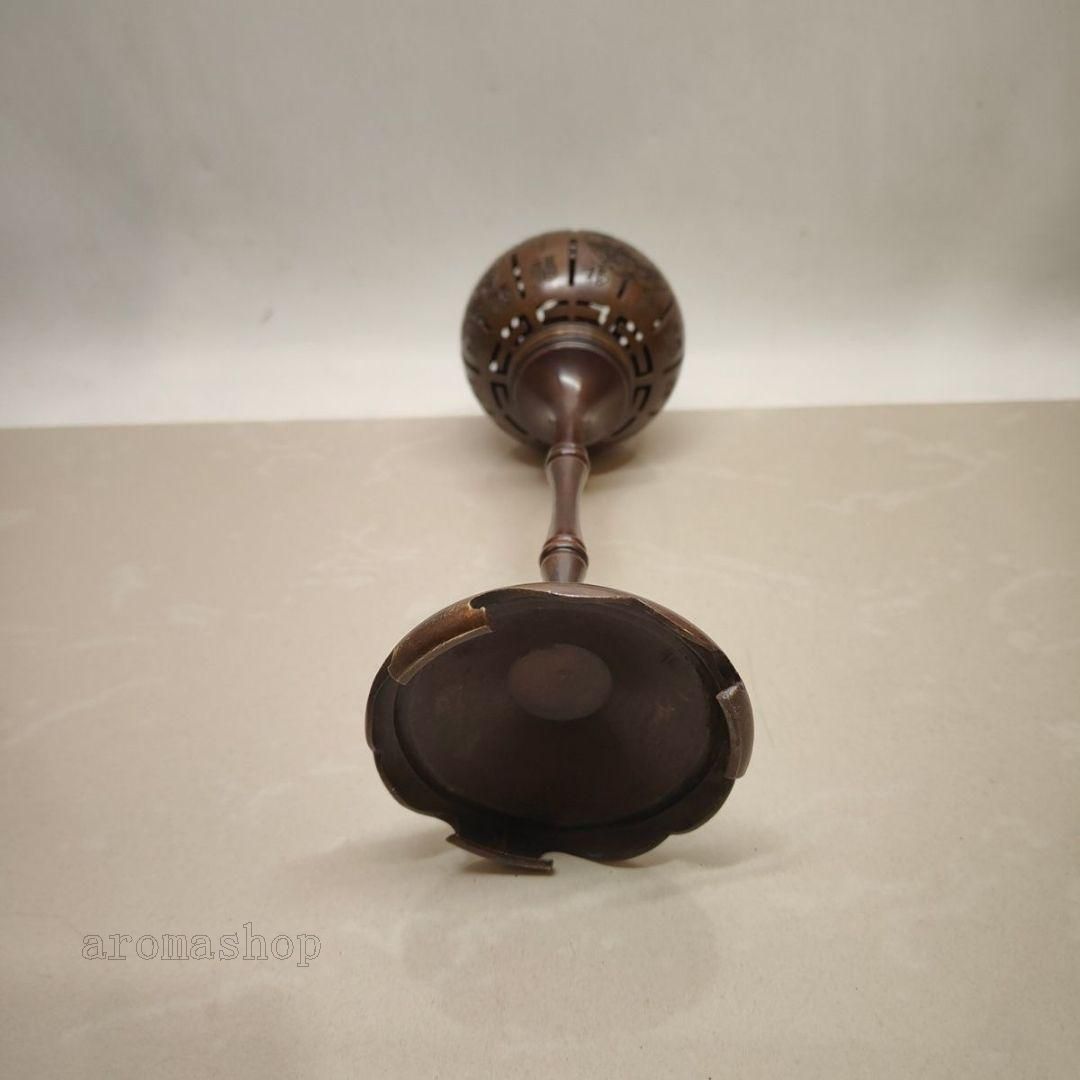 銅製 獅子灯籠炉 香炉 檀香炉 禅意 茶室薫香炉 香道具 装飾品 工芸品 置物 銅製 獅子灯籠炉 香炉 檀香炉 禅意 茶室薫香炉 香道具 装飾品