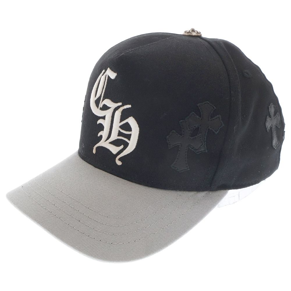 クロムハーツ ベースボール キャップ クロス パッチ ブラック