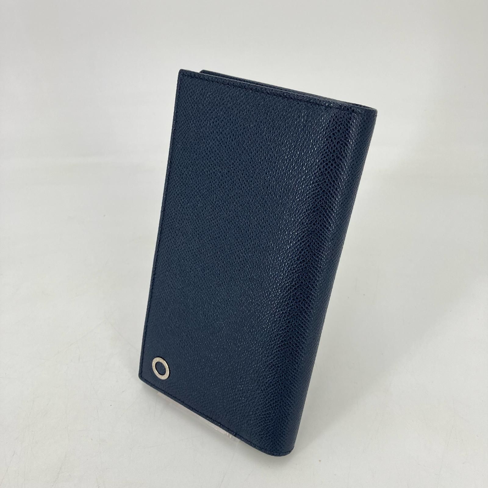 【イオン広店】 中古 BVLGARI | ブルガリ 長財布 23811 ブルー 【125】