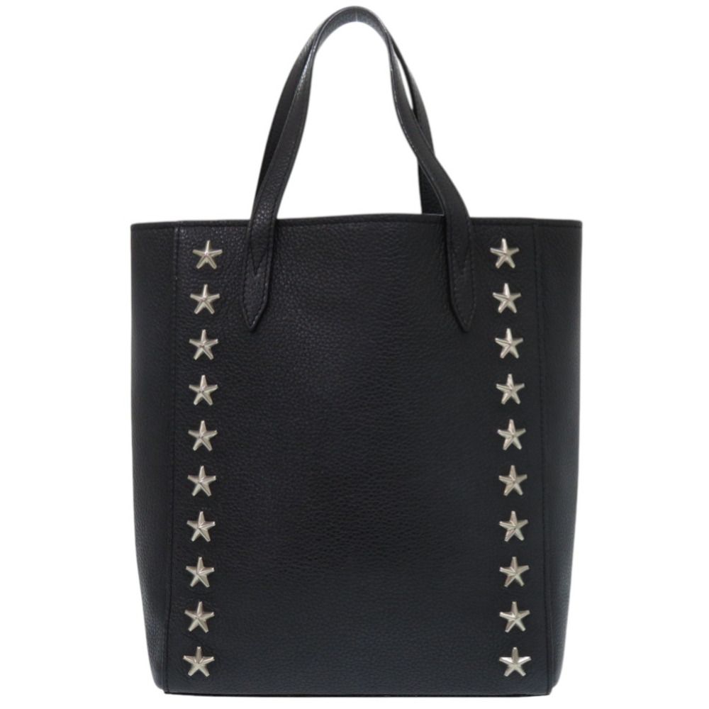 【希少・美品】JIMMY CHOOジミーチュウ スタッズ トートバッグ ブラック Jimmy Choo ジミーチュウ スターモチーフ スタッズ 2WAY トート