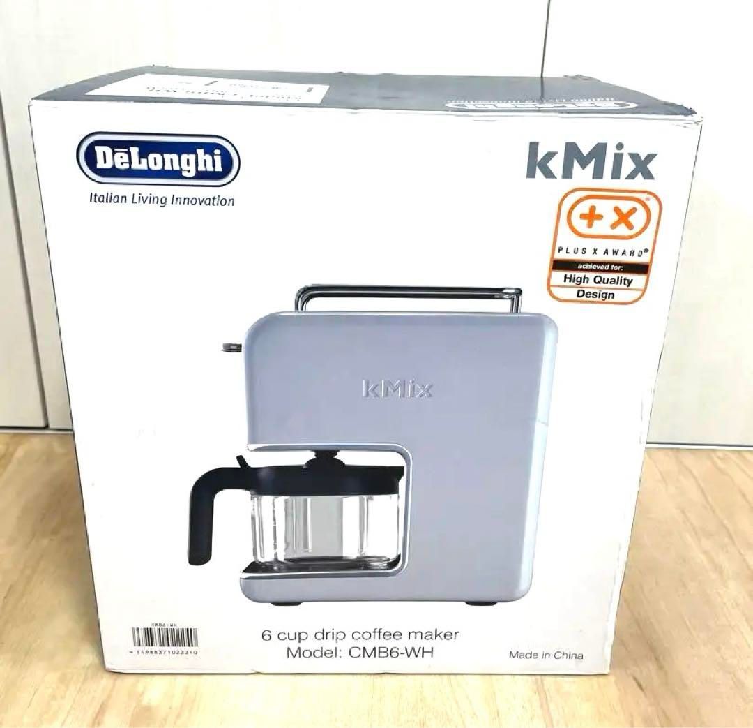 未使用品】DeLonghi デロンギkMix コーヒーメーカー CMB6-WH - メルカリ