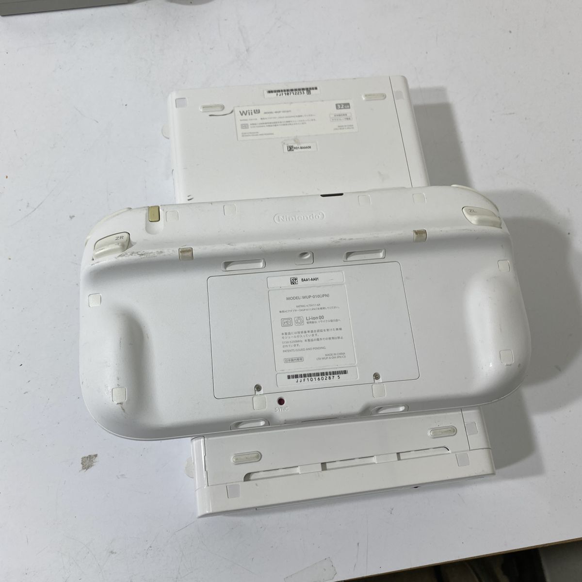 【動作確認済】WiiU 本体 ホワイト マリオカートセット 任天堂 Wii U マリオカート8 セット 本体 シロ 白 中古 付属品完