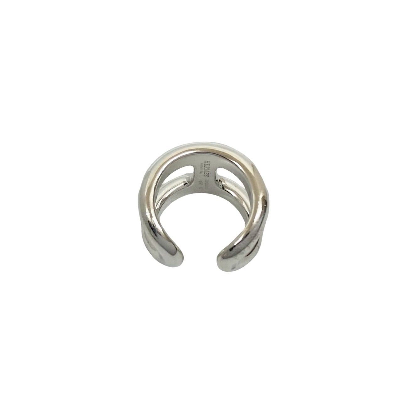 極 美品 箱付き エルメス オスモズGM シルバー925 リング 指輪 8号