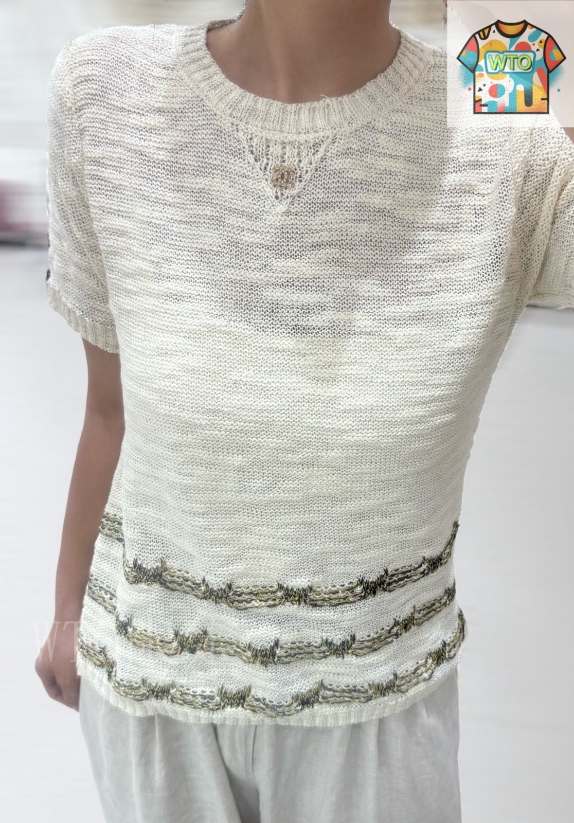 新品✴︎CHANEL✴︎ショート丈Tシャツ 2104102180627-6.jpg