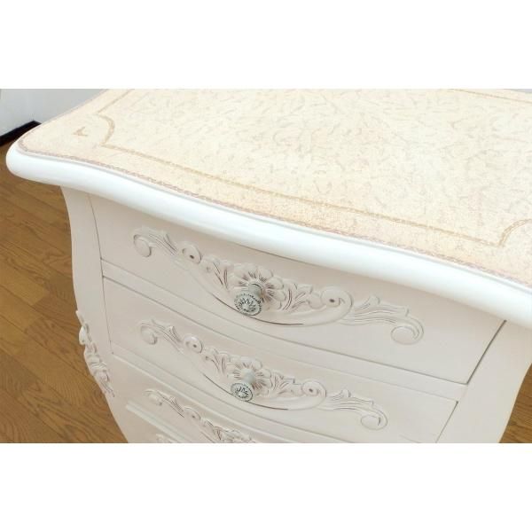 新品] クロシオ(Kuroshio) コモ チェスト4D ホワイト 幅55cm 完成品