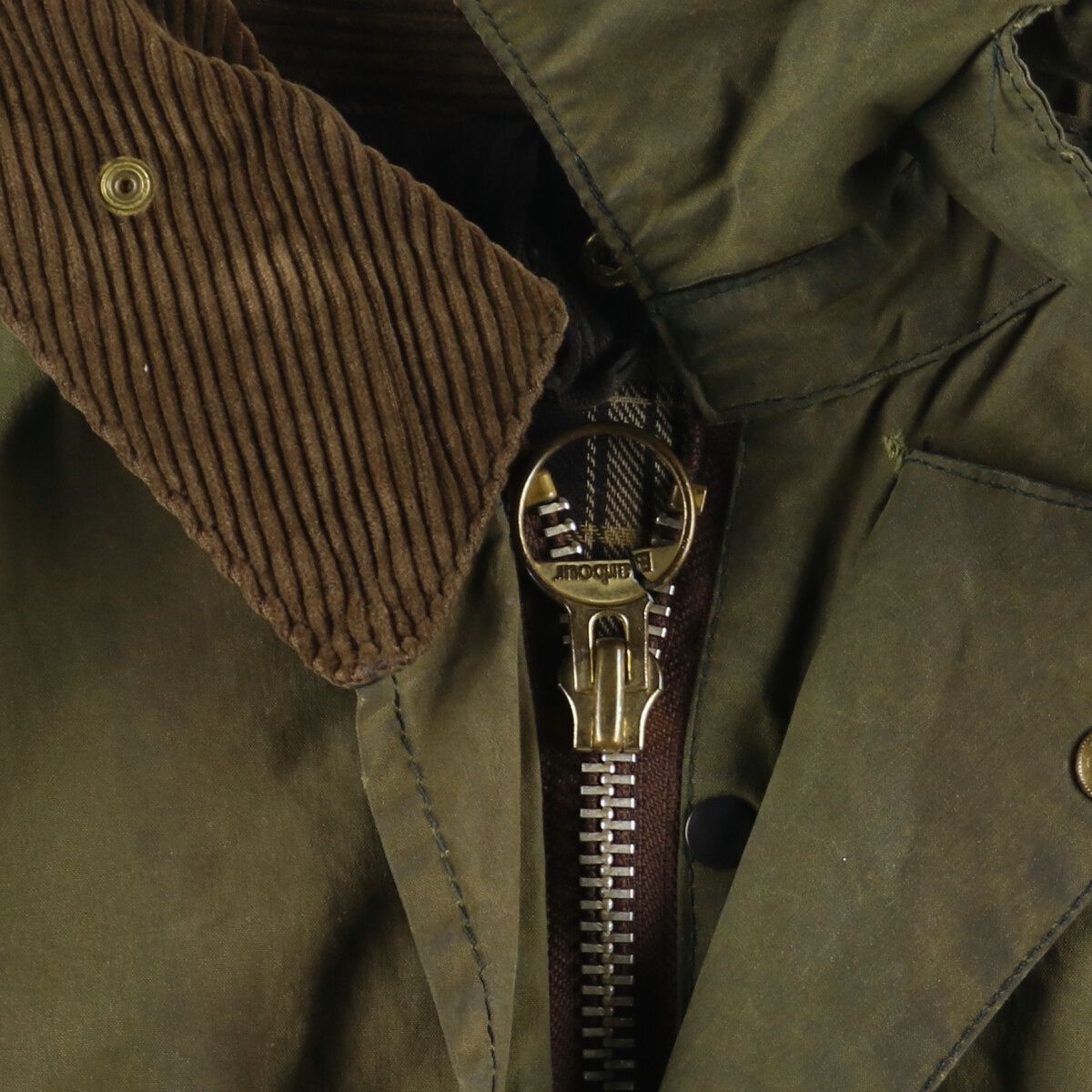 古着 90年代 バブアー Barbour GAMEFAIR ゲームフェアー 旧3ワラント 
