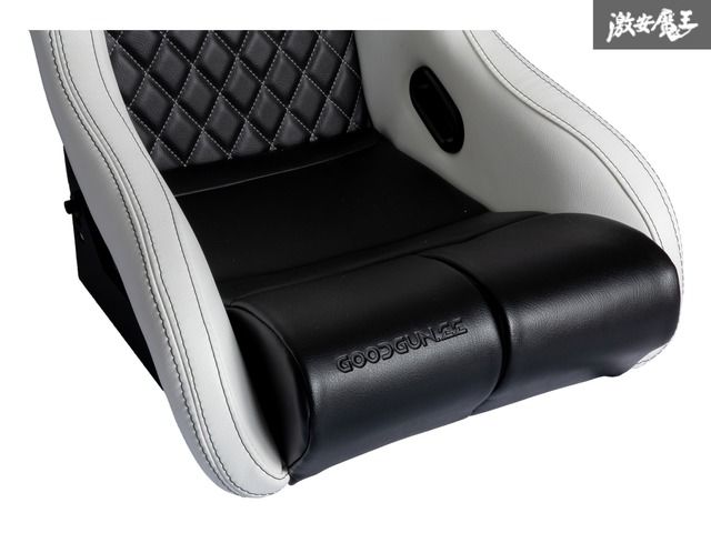 Δ グッドガン GoodGun 車検対応 フルバケットシート フルバケ ホワイト