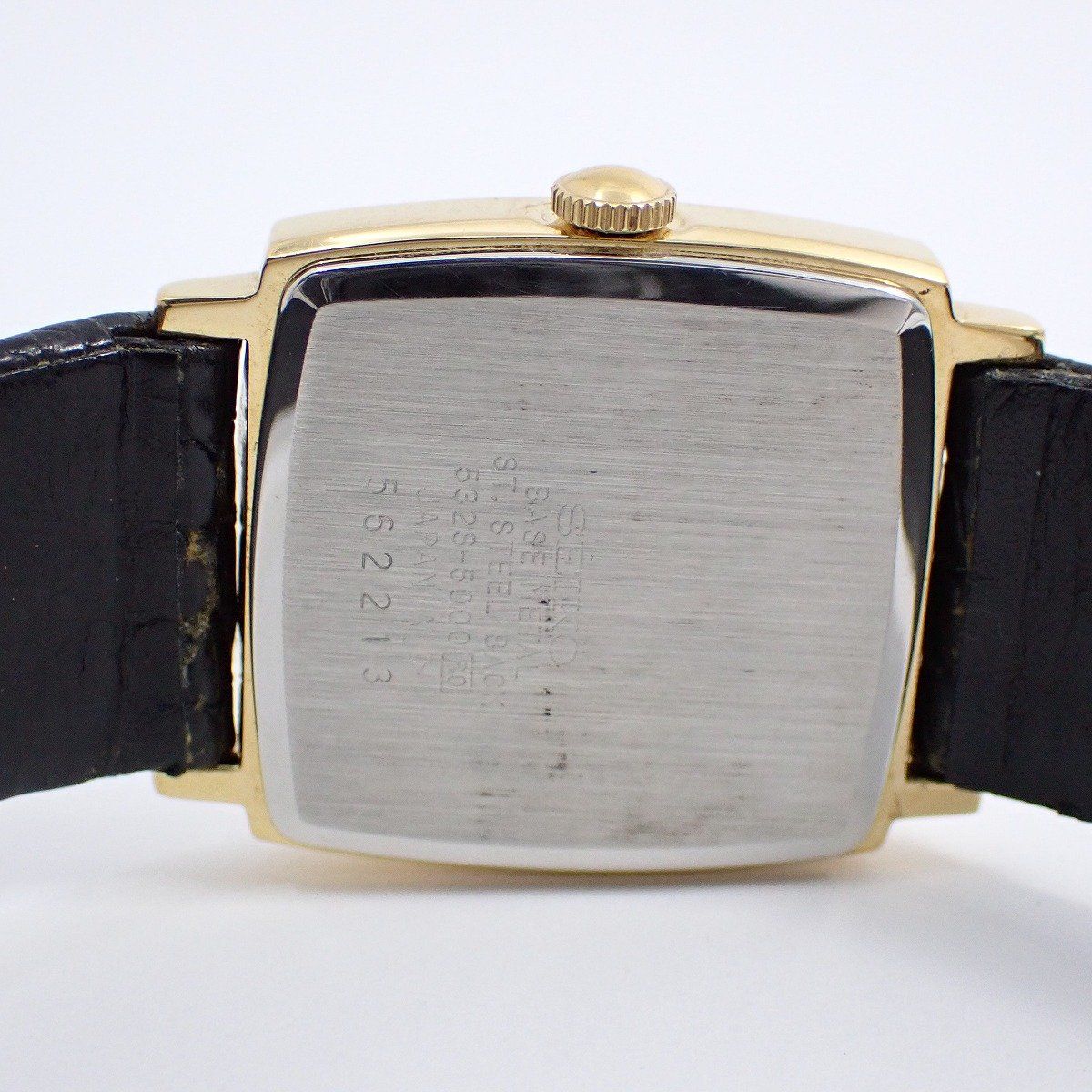 稼働品】 SEIKO セイコー スクエア ゴールド メンズ 腕時計 【公式通販】