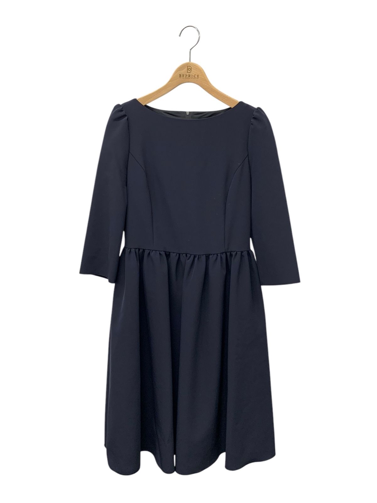 フォクシーニューヨーク Winter Wonder 39842 ワンピース 38 ネイビー