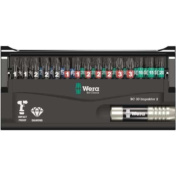 WERA ヴェラ 30本組 インパクト用 ドライバービットセット 057697 工具 ツール DIY 作業工具 道具