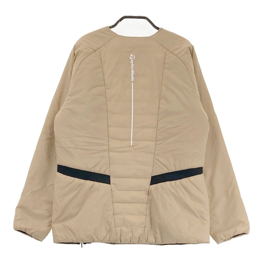 サイズ M TAYLOR MADE テーラーメイド ハーフジップ 中綿 長袖ブルゾン ベージュ系 240101370729 ゴルフウェア レディース ストスト